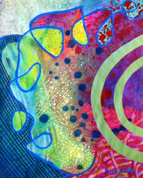 Inkling (acrylic) by Polly Castor