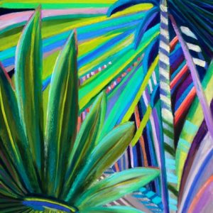 Palm Sunday (pastel) by Polly Castor