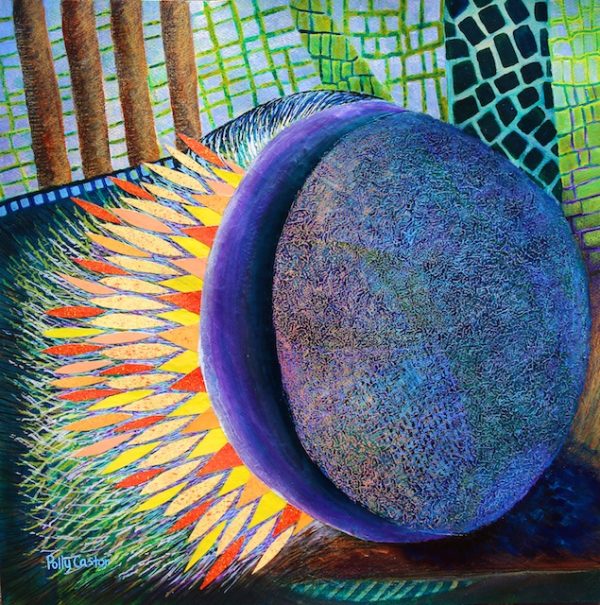 The Power that Rolls the Stone Away (Easter painting) by Polly Castor