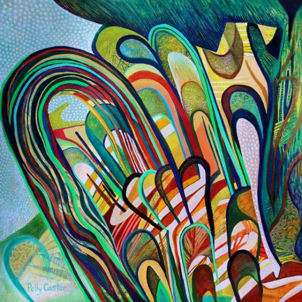 Emergent (acrylic) by Polly Castor