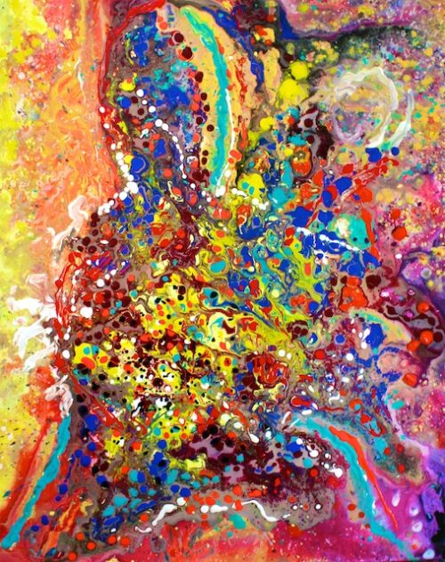 Abstracted Person Playing