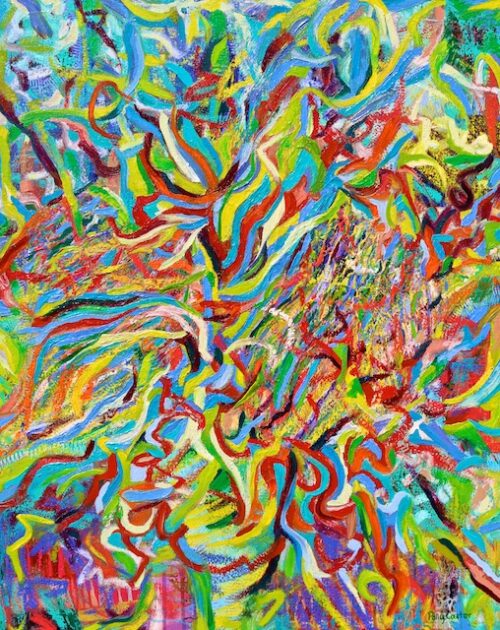 Profusion oil painting by Polly Castor