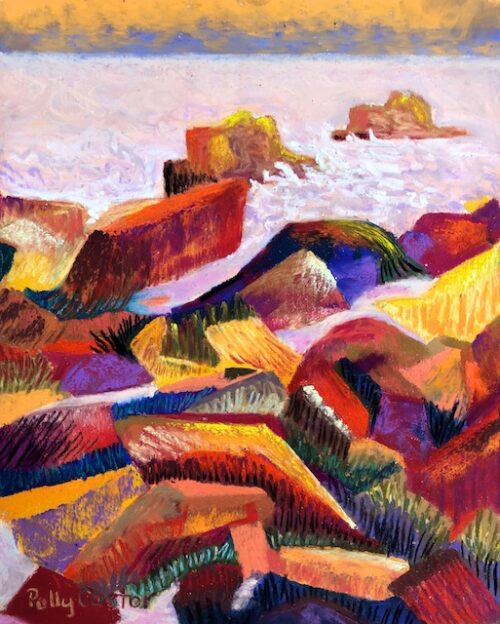 Abstract landscape of Lobster Cove