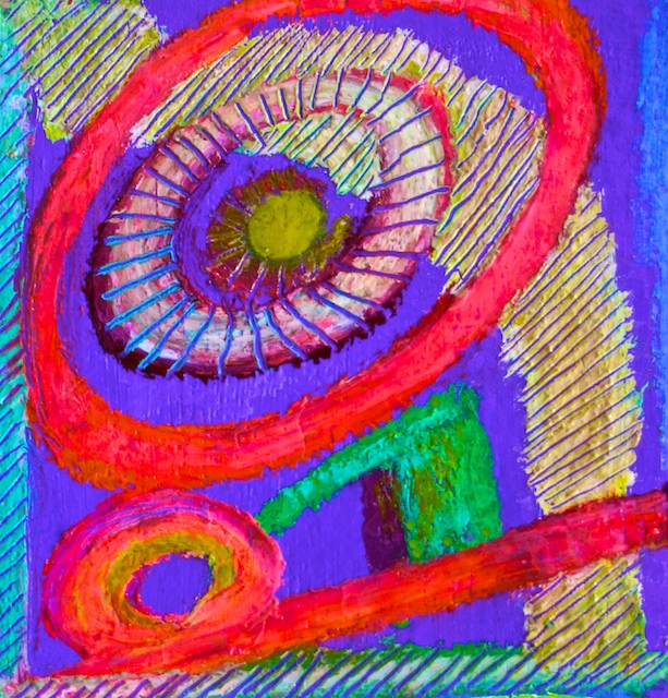 From the Presence Beyond (oil pastel)