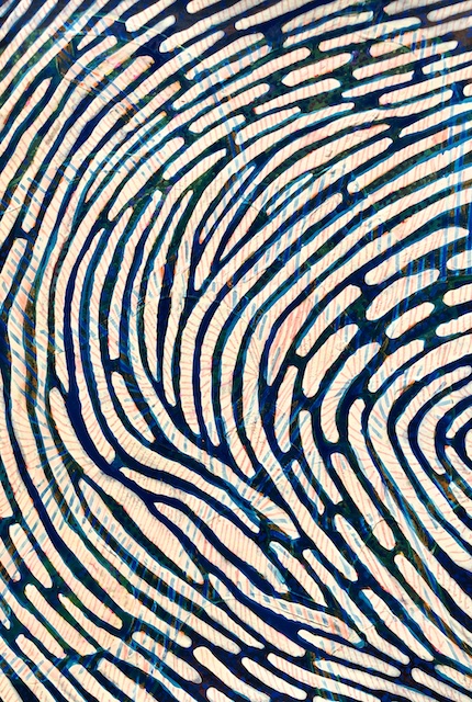 Each With a Unique Fingerprint (Mixed Media)