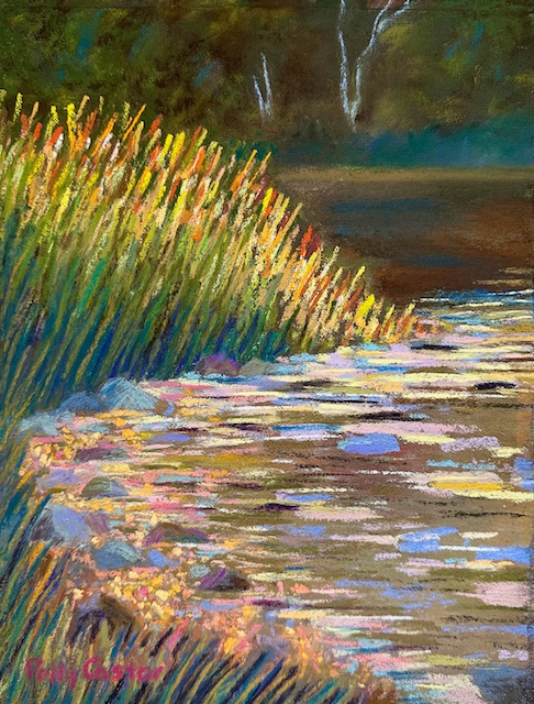Early Morning Light on South Branch Pond painting