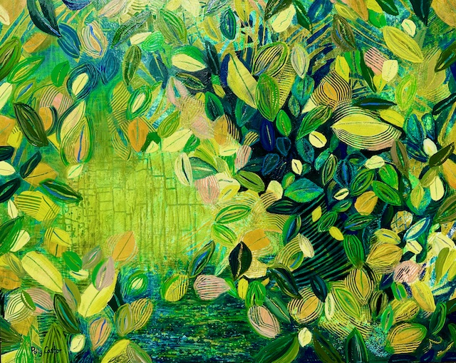 Secret Garden, oil painting by Polly Castor