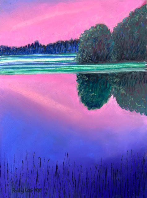 Serene Sunset on North Pond
