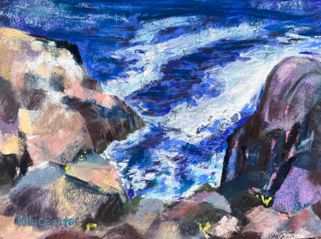 plein air painting by Polly Castor