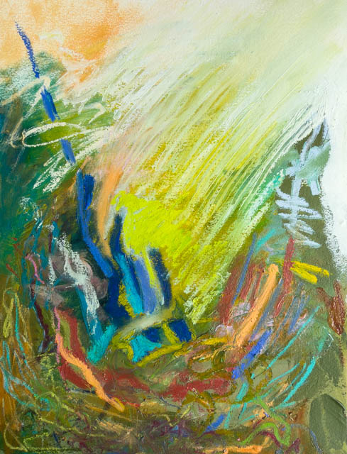 Morning Light on My Walk painting by Polly Castor