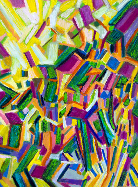 Ready or Not, pastel by Polly Castor